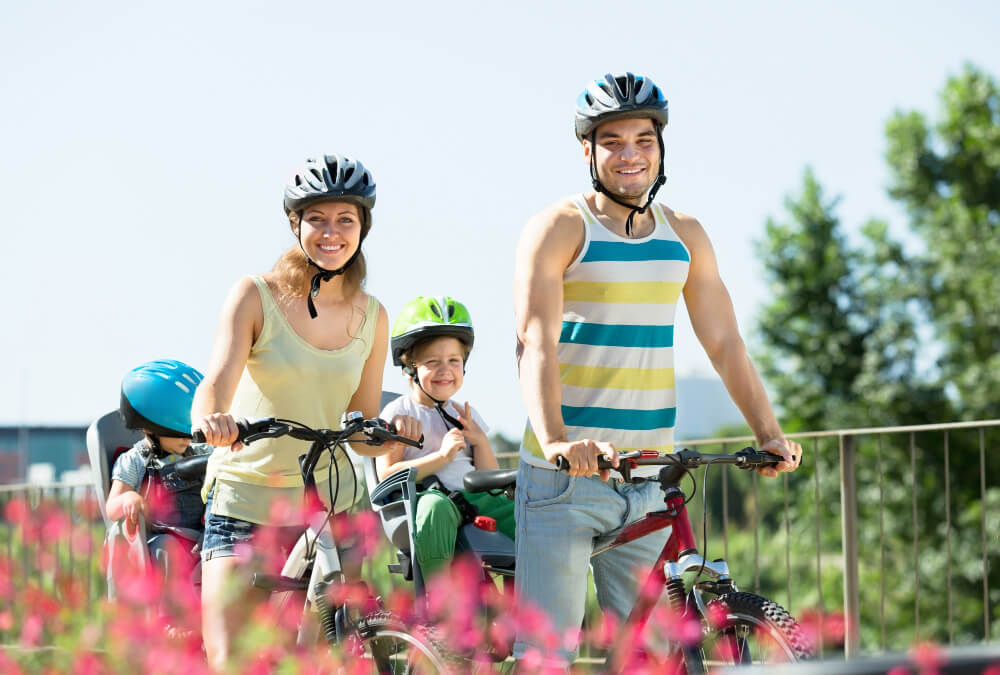 biciklistički odmor za celu porodicu
